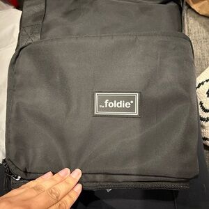 The Foldie Black Travel Bag